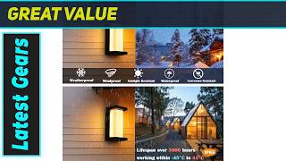 Amazing iYogaled Black Outdoor Lights: IP65 Weatherproof Power