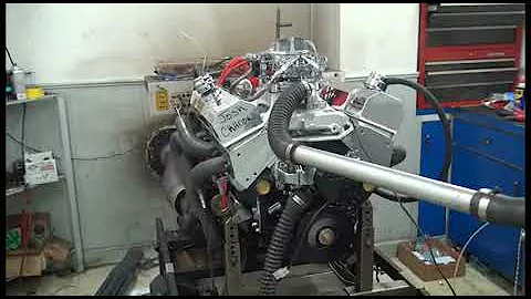 SBC 517HP 383 STROKER ENGINE DYNO RUN FOR JOSH CAH...
