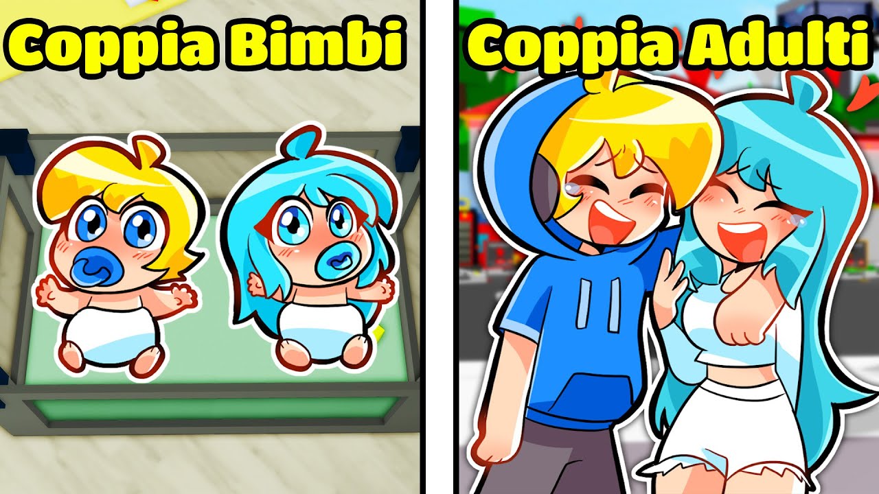 DA FIDANZATI BAMBINI A FIDANZATI ADULTI SU BROOKHAVEN ROBLOX!