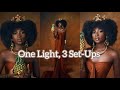 One light 3 setups shoot  beginner friendly  photography one light tips photography onelight