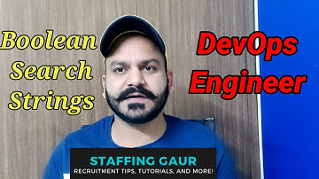 DevOps Engineer | Boolean Search String | Recruitment Training | Staffing Gaur