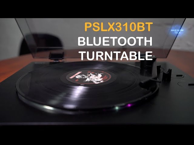 Sony Bluetooth Pre-Amp Turntable PS-LX310BT Unboxing assembly and review  test 