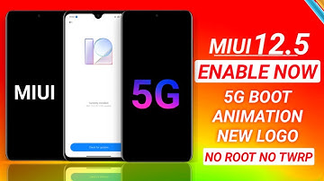 UNIQUE MIUI 12 THEME | ENABLE MIUI 12.5 NEW 5G BOOT ANIMATION, SOUND REDMI OR POCO DEVICE 🔥 😍