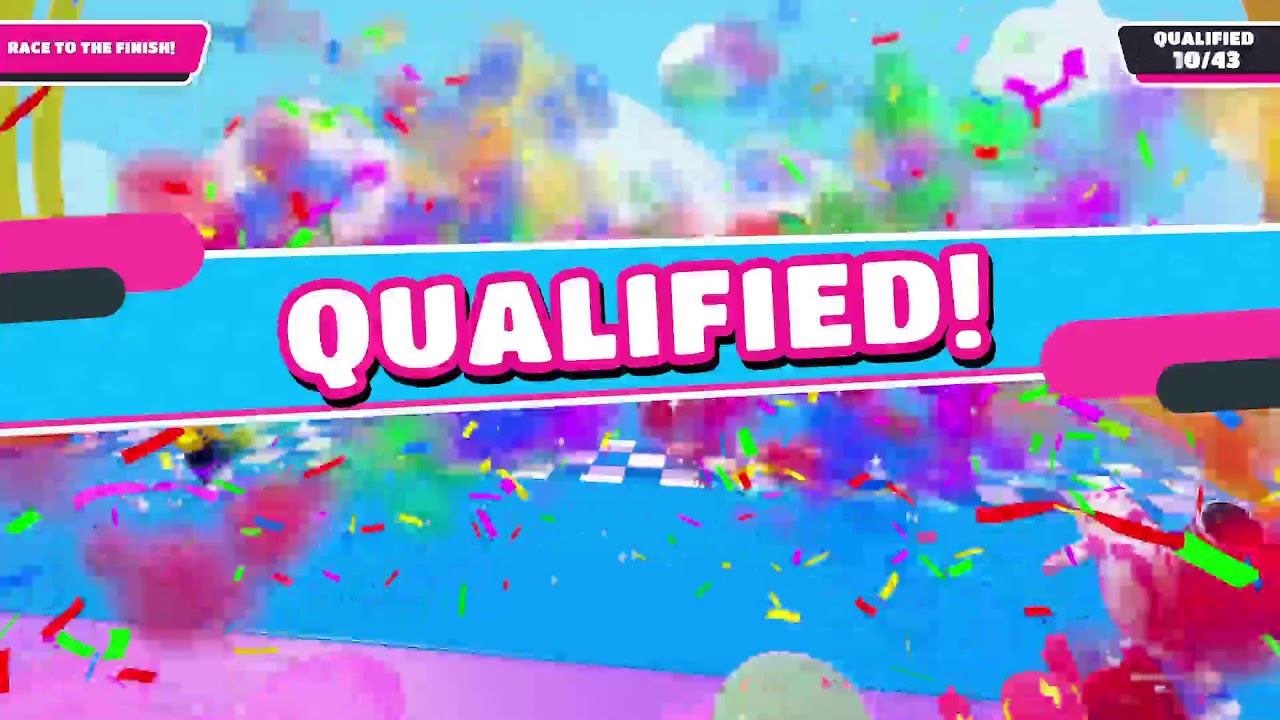 Fall guys with inverted colors - YouTube