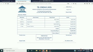 Tutorial Menggunakan Sistem Informasi Penjualan Tunai Dan Kredit || @Rika Karlina