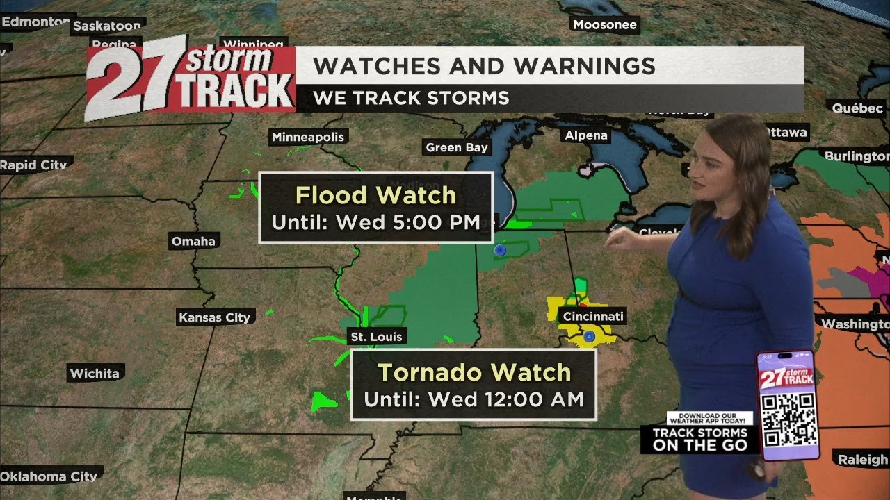 A few rain chances this week before a weekend heat wave - YouTube