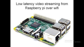 Low latency streaming from raspberry pi over wifi