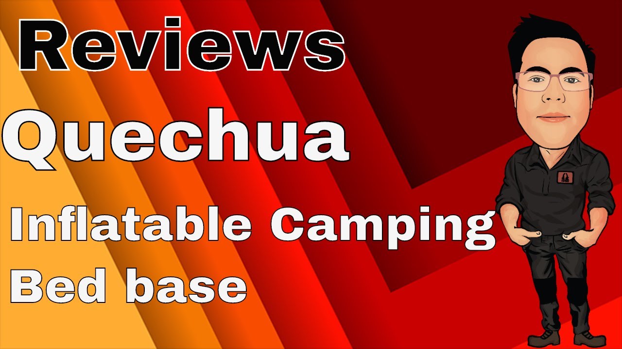 quechua inflatable camping bed base