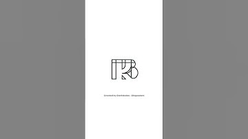 B K monogram logo logomark by @anhdodes - @logoadoni - Anh Do - logo designer