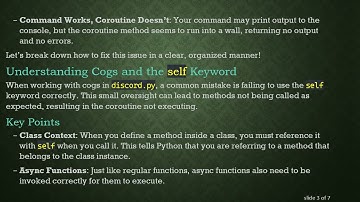 Understanding discord.py: Why Your Async Coroutine Isn’t Running in Cogs