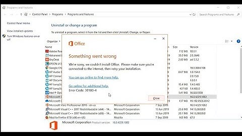 How To Uninstall MS Office 10/13/16/19 || Error Code: 30180-4 || Tech Review