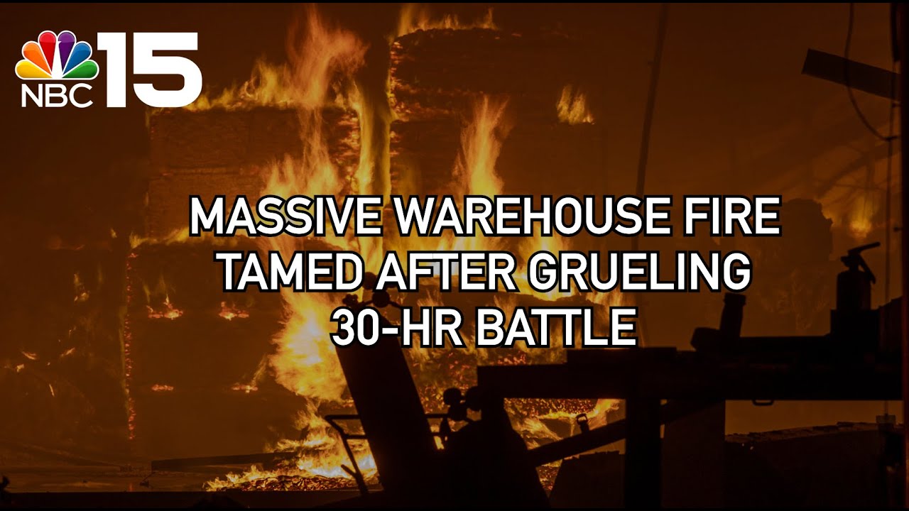 Massive Mobile warehouse fire tamed after grueling 30-hour battle - NBC 15 WPMI