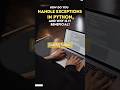 Mastering Exception Handling in Python: Why It's Crucial for Smooth Code Execution 🐍✨