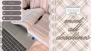 always ahead of schedule ♡ meet every deadline early + produce your best work subliminal