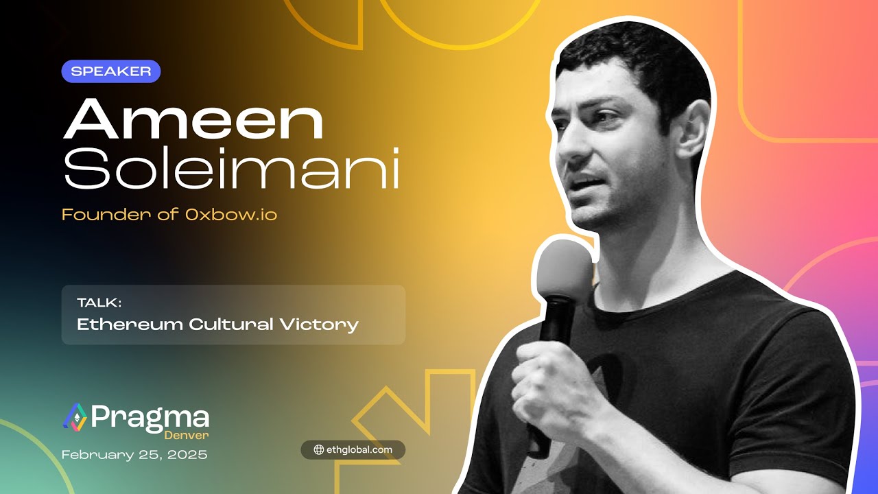 Ameen Soleimani I Ethereum Cultural Victory