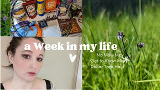 Get Ready With Me | Get To Know Me Tag, No Mow May and a Dollar Tree Haul