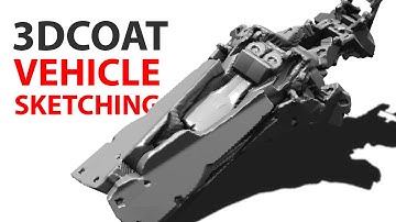 3D Coat Vehicle Sketching