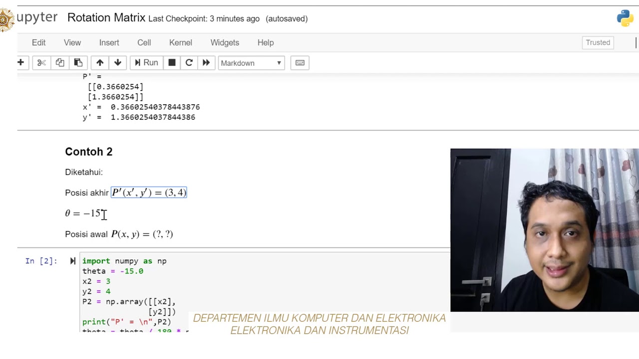 2. Rotation Matrix 2D part 2 - YouTube