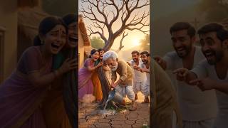 🌱 Ek budhe aadmi ki chhoti si umeed ne ek sukhe ped ko phir se hara bana diya ❤️ #remix