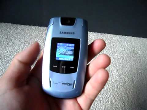 Verizon Wireless Blue Samusng Sch U540 Flip Phone Youtube