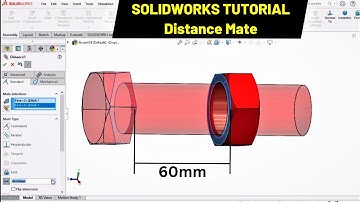 Distance Mate in SOLIDWORKS | Assembly Tutorial