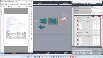 Lectra Link Pattern long slv T-shirt & Link Grading.