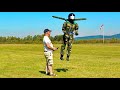 SPECTACULAR STUNNING !!! RC FLYING MAN IN SCALE 1:1 FLIGHT DEMONSTRATION