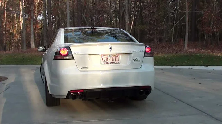 Idle Clip, Doug's Pontiac G8 GT, blown, cammed, Kooks 1 7/8's headers, Magnaflow axlebacks