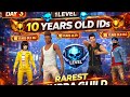 Day 3 | 365 Days Free Fire Challenge 🔥 Top 5 Old IDs (8 Years Old) Murda Guild 😱 #freefire