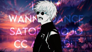 Satoru Gojo Edit CC/Twixtor 4K - I Just Wanna Dance (2024 Special) [Jujutsu Kaisen] #anime #viral