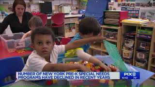 Number of NY Pre-K Special needs programs have declined in recent years