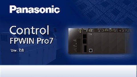 FPWINpro 7 Upload programme from PLC-E04