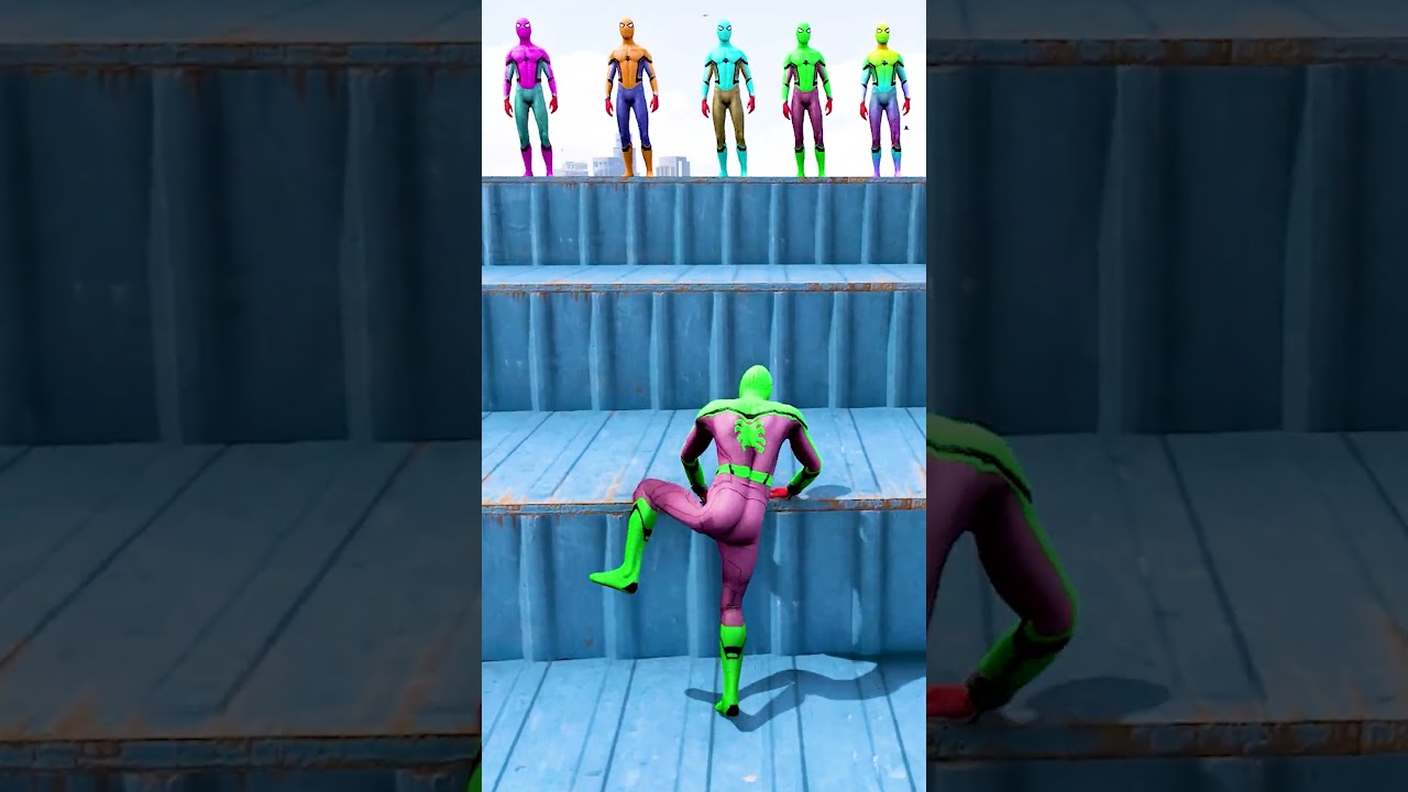 GTA 5 Epic Water Ragdolls | Spider-Man Jumps / Fails ep.1624 