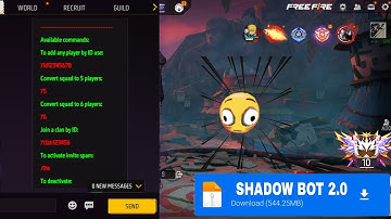 FREE FIRE SHADOW BOT V2.0 NEW PASSWORD 🔑 ANDROID (NON ROOT) TUTORIAL LINK IN MEDIAFIRE😱😱