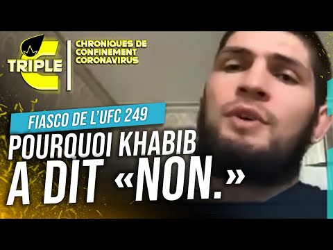 Pourquoi Khabib ne veut pas combattre à l'UFC 249 à tout prix ?