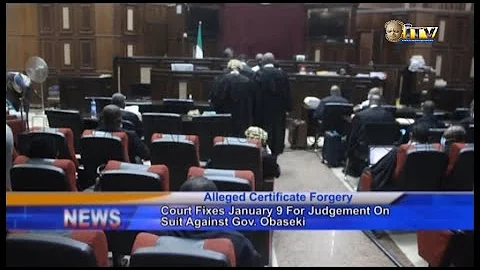 Court fixes January 9 for judgement on suit against Gov. Obaseki
