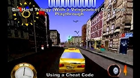 Die Hard Trilogy (Die Hard with a Vengeance) One Level Playthrough using a Ps1 Cheat Code :D #Ps1