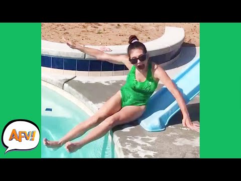 Oh NO! The FAIL Slid RIGHT OUT From Under Her! 😂 | Funniest Fails | AFV 2021