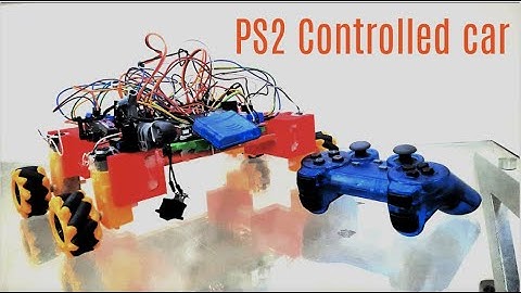 PS2 Controlled Arduino Car