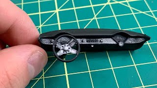 How To Detail a Scale Model Car Dash