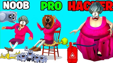 NOOB vs PRO vs HACKER | In Prankster 3D | With The Grizzly & Lemmings  | DIGICRUX GAMERX |
