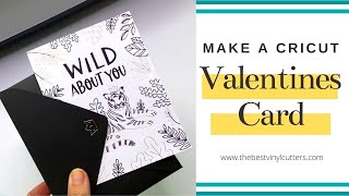 Adorable Cricut Maker Valentines Day Card for Him