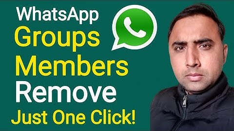 How to Remove Delete WhatsApp Groups All Members Just One Click | WhatsApp Groups Members Remove