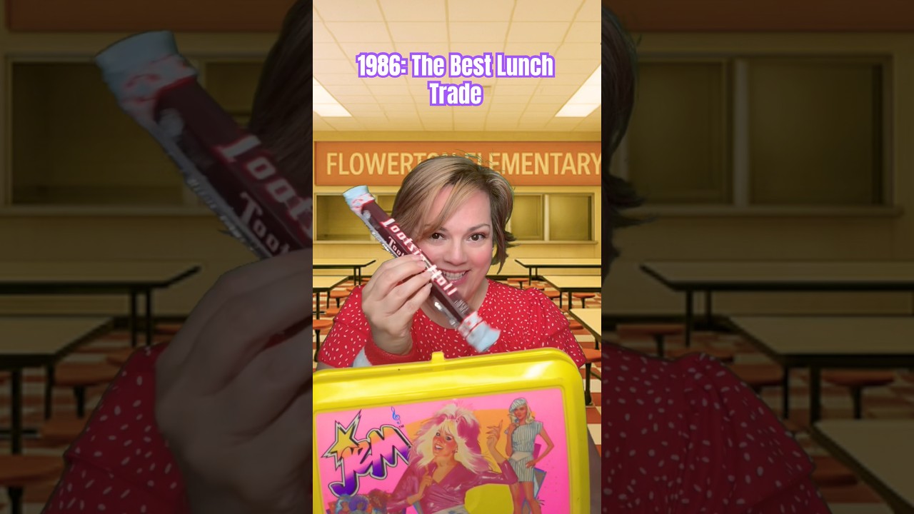 1986: Лучший обмен на обед. Газировка, завёрнутая в фольгу, была лучшей. 