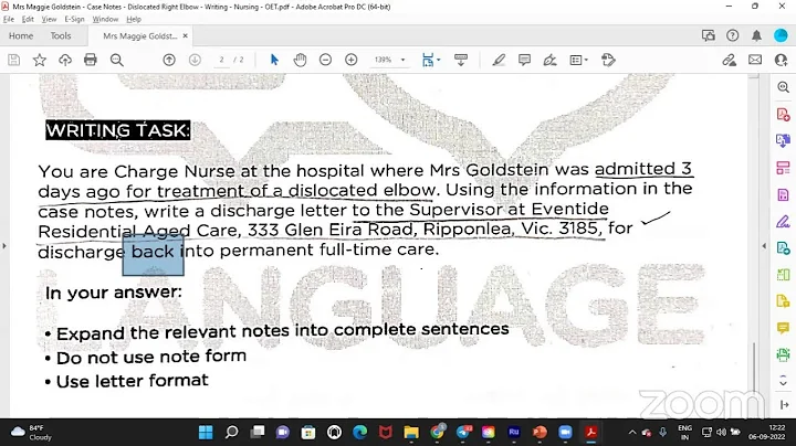 NN.QQ-0039. Mrs Margaret Goldstein - Dislocated Ri...