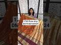 beautiful saree in chiniya pattu vt zari weaving butties contrast weaving gap borders #viralshort