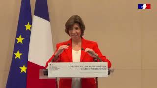 Discours de Catherine Colonna aux ambassadrices et ambassadeurs (02/09/2022)