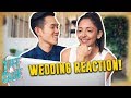 WIFE REACTS TO WEDDING VIDEO (Wedding Day Stories)