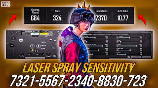 NEW UPDATE 3.1.0 !! BEST SENSITIVITY CODE + CONTROL SETTINGS PUBG MOBILE/BGMI