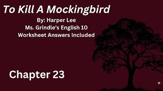 To Kill A Mockingbird Chapter 23